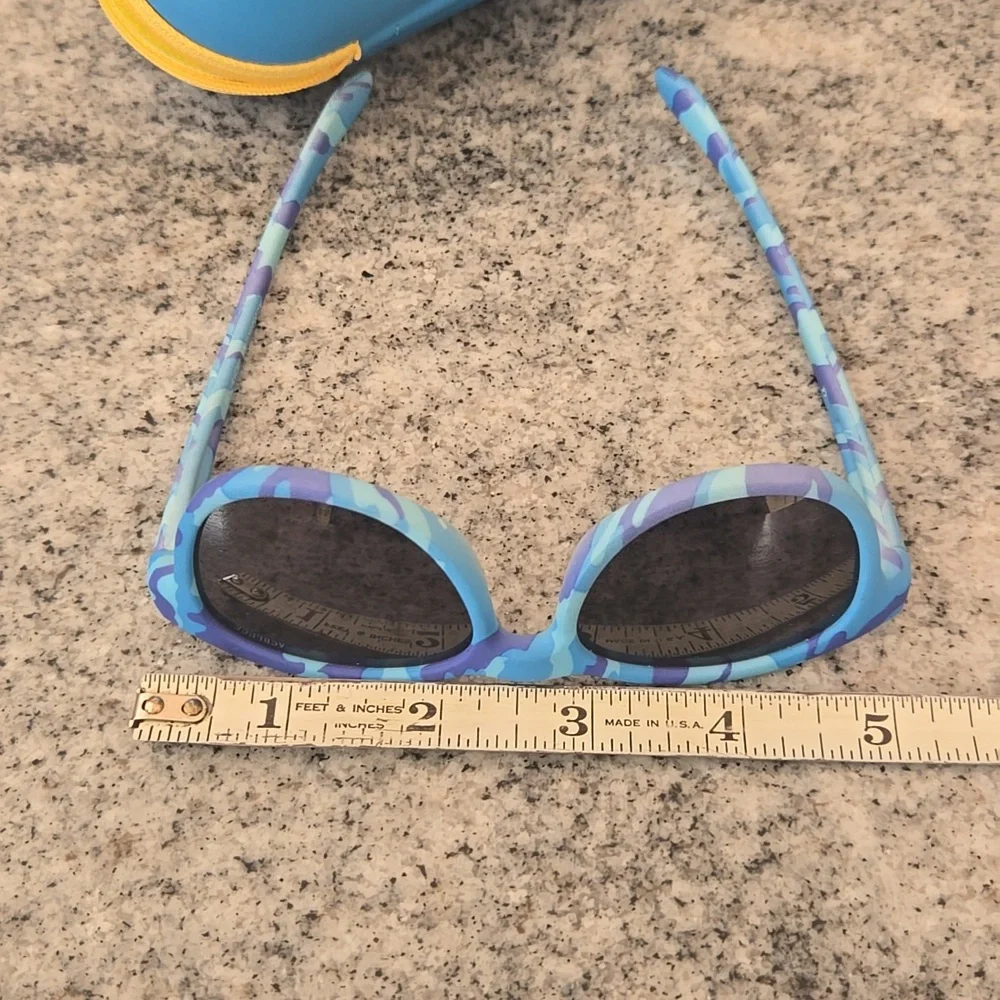 Acbluce Polarized Blue & Purple Kids Sunglasses UV Protection With Case